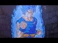 How To Draw Goku S.S.J.Blue-Real Time-Part 1-Dragon Ball Super-Son Gokū-孫 悟空-ドラゴンボール 超
