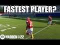 Madden 22 Exclusive Look at the 8 Fastest Receivers! Who is REALLY the Fastest Player in Madden 22?