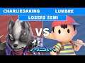 MSM 217 - Charliedaking (Wolf) Vs Lumbre (Ness) Losers semi - Smash Ultimate