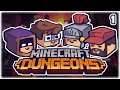 TEAM OF DESTINY! | Let's Play Minecraft Dungeons | Part 1 | ft. Welsknight, Austin John Plays, Olexa