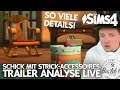 TRAILER Analyse Live 🧶 Die Sims 4 Schick mit Strick Accessoires-Pack am 14.07. ab 20 Uhr 💚