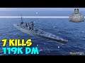 World of WarShips | Giulio Cesare | 7 KILLS | 165K Damage - Replay Gameplay 4K 60 fps
