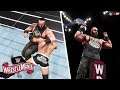 WWE 2K20 SIMULATION: Goldberg vs Braun Strowman | Wrestlemania 36 HIGHLIGHTS
