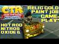 Crash Team Racing: Nitro Fueled - Hot Rod Nitros Oxide & Relic Gold Paint Job Gameplay