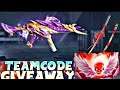 FREE FIRE TEAMCODE GIVEWAY | AURORA MP5 & NEW TOP UP EVENT TEAMCODE GIVEWAY | FF LIVE GIVEAWAY #LIVE