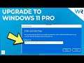 How to upgrade from the Windows 11 Home Edition to the Pro Edition