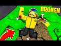 I FELL OFF A MAX HEIGHT CLIFF AND BROKE MY BODY.. (Roblox)