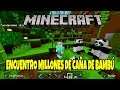 Minecraft #15 - Encuentro Millones de Cañas de Bambú. (Gameplay Español )(Xbox One X)