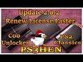 PS3Hen Update v2.0.2 Renew Game License Faster C00 Unlocker PS2 Classics Launcher Supported