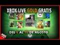 Xbox Live GRATIS del 6 al 10 de Agosto y 10 juegos gratis durante la misma fecha.