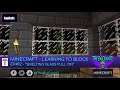 EP#12 - MINECRAFT | LEARN TO BLOCK | SMELTING GLASS | Day 12