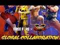 FREE FIRE|| GLOBAL COLLABORATION(street fighter) coming soon