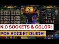 How To Added Sockets & Change Socket Color! | POE Guides P.8