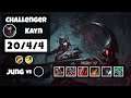 Kayn vs Jarvan IV NA Challenger JUNGLE (20/4/4) - v11.18