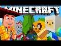 MINECRAFT TOY STORY | WOODY AND FORKY TRAPPED IN ADVENTURE TIME | MINECRAFT XBOX