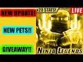 🔴⚡NEW GOLD UPDATE!!!+GIVEAWAY!!!⚡(RobloX Ninja Legends)🔴