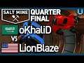 Salt Mine Worlds ep.2 | oKhaliD vs LionBlaze | Quarter Final | 1v1 Rocket League Tournament
