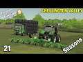SPRING HAY AND SILAGE WORK Chellington Valley Timelapse - FS19 Ep 21