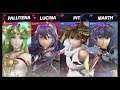 Super Smash Bros Ultimate Amiibo Fights – Request #14289 Palutena & Lucina vs Pit & Marth