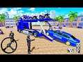 US Police Limo Car Transporter Truck Games - Android Gameplay