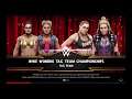 WWE 2K19 Ronda Rousey,Natalya VS Lacey Evans,Maria Elimination Tag Match WWE Women 's Tag Titles