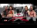 WWE 2K20 Mickie James,Ricochet VS Natalya,Cesaro Mixed Tag Match