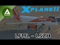 X-Plane11 - A319 Full Flight - LFML To LSZH - Cold And Dark Setup