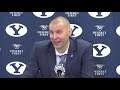 BYU Men's Basketball - Saint Mary's - Mark Pope Post Game Press Conference - February 1, 2020