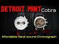 Detroit Mint Cobra Mechanical Chronograph - Affordable Automotive Inspired Hand Wound Chrono