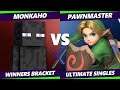 S@X 420 Winners Bracket - Monkaho (Steve) Vs. PawnMaster (Young Link) Smash Ultimate - SSBU