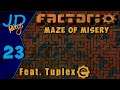 The Longest Belts ⚙️ Factorio Maze of Misery Ep23 ⚙️ with @TuplexGaming