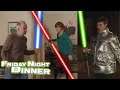 Friday Night Dinner With Lightsabers