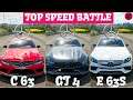 Forza Horizon 4 Top Fastest Cars Mercedes E63 S vs Mercedes C63 Black Series vs Mercedes GT 4-Door