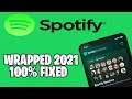 How to Fix Spotify Wrapped 2021 NOT WORKING / Mobile & Console