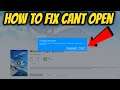 MSFS 2020 How To Fix Cant Open Game