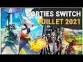 SORTIES SWITCH JUILLET 2021 - Pokemon Unite, Skyward Sword HD, Cris Tales, Monster Hunter Stories 2