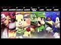 Super Smash Bros Ultimate Amiibo Fights – Request #16195 Red vs Yellow vs Green vs Blue