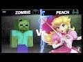 Super Smash Bros Ultimate Amiibo Fights – Steve & Co #340 Zombie vs Peach