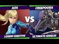 S@X 411 Losers Top 8 - AoS (ZSS) Vs. Creepooba (Ridley) Smash Ultimate - SSBU