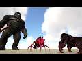 Titanus Kong vs Alpha Broodmother & Megapithecus
