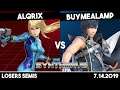 Alqrix (ZSS/Ike) vs BuyMeALamp (Chrom) | Losers Semis | Synthwave #3