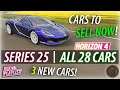 Forza Horizon 4 Series 25 Update CARS Forza Horizon 4 Series 25 Festival Playlist Cars FH4 Update