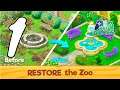 Zoo Rescue: Match 3 & Animals Gameplay Walkthrough #1 (Android, IOS)