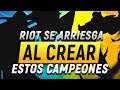 CAMPEONES EN LOS QUE RIOT ARRIESGO EN SU CREACION - League Of Legends