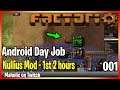 ⚙️Factorio ➡️ Android begins the day job - First 2 Hours ✅ Nullius Mod 🏭⚙️| Gameplay