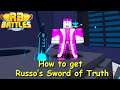 How to get Russo’s Sword of Truth + ??? Badge in Build A Boat For Treasure (RB Battles Sword)