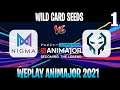 Nigma vs Execration Game 1 | Bo2 | Wild Card Seeds WePlay AniMajor DPC 2021 | DOTA 2 LIVE