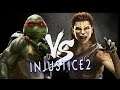 RAPH TMNT vs Cheetah Injustice 2 Versus