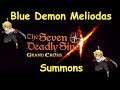 Seven Deadly Sins Grand Cross: Blue Demon Meliodas Summons And Account Showcase while rambling!