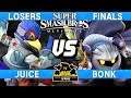 Smash Ultimate Tournament Losers Finals - Juice (Falco) vs Bonk (MK) - CNB 194